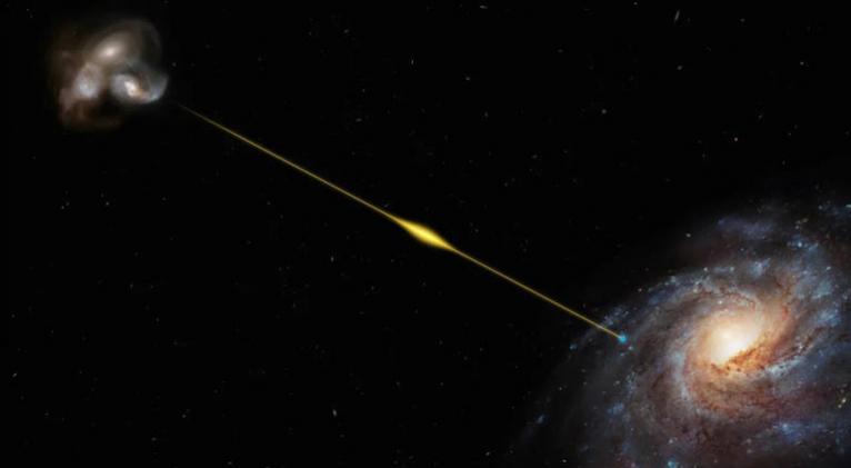Una misteriosa señal de radio de 8.000 millones de años llega a la Tierra