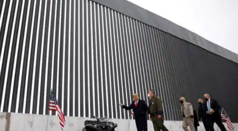 Biden vuelve a Trump, construirá muro en frontera de EEUU con México