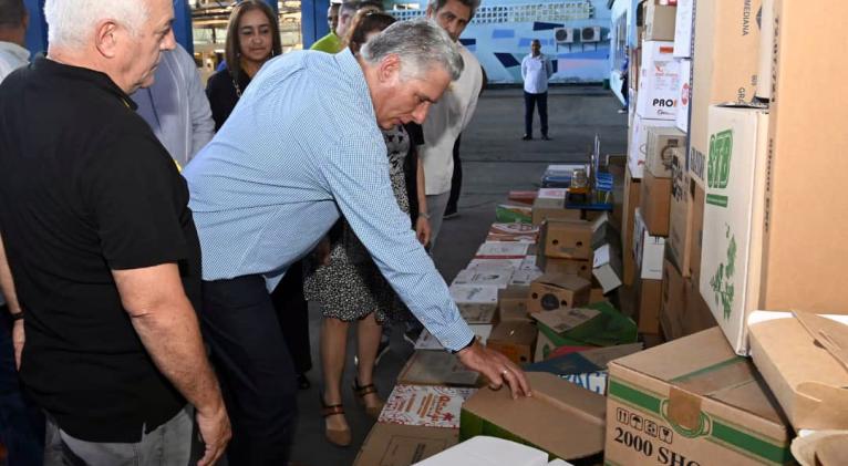 Díaz-Canel visita obras socioeconómicas en la capital de Cuba