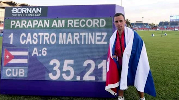 Logra jabalinista de Las Tunas récord en Parapanamericanos de Santiago de Chile