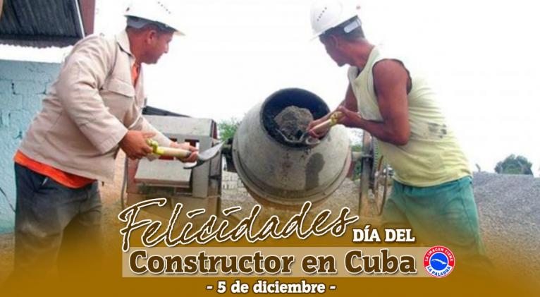 Parlamento de Cuba felicita a constructores en su día