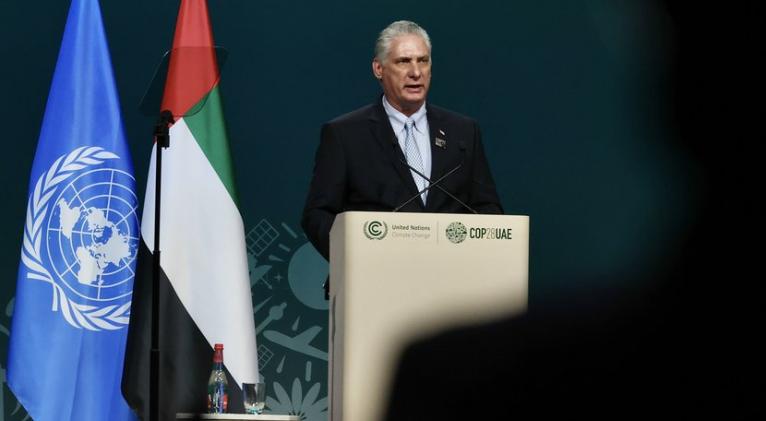 Discurso del Presidente de Cuba en Cumbre de Acción Climática