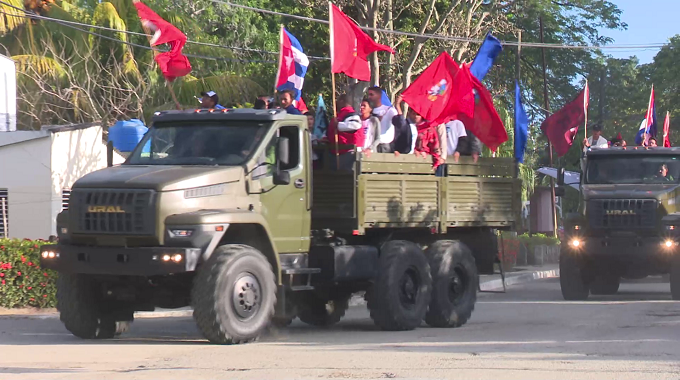 Reeditaron en Las Tunas paso de la Caravana de la Libertad