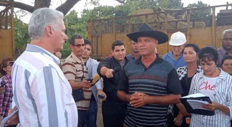 Presidente cubano visita la provincia de Cienfuegos