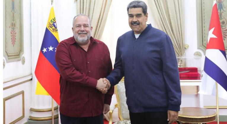Dialogó Primer Ministro cubano con Presidente de Venezuela