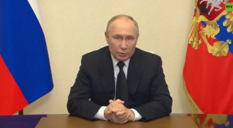 Putin declara día de luto nacional el 24 de marzo tras atentado en Moscú