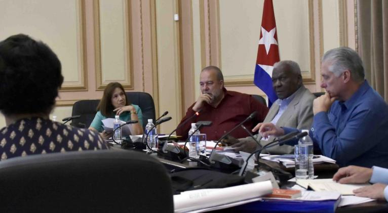 Sesionó Consejo de Estado de la República de Cuba