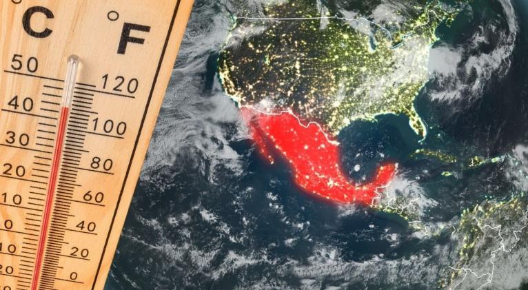 Onda de calor sobre gran parte México genera temperaturas mayores a 45 grados Celsius