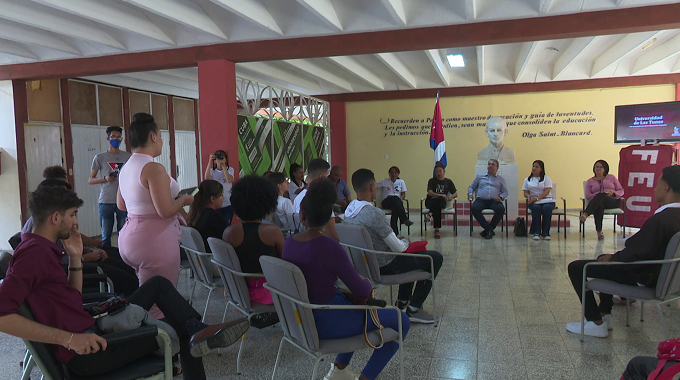 Intercambió Ministro de Educación Superior con estudiantes y docentes de la Universidad de Las Tunas