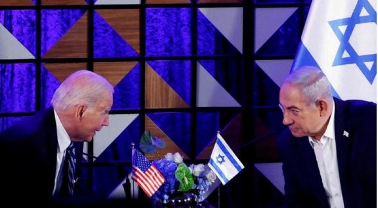 Netanyahu promete continuar ataques en Gaza pese a amenaza de Biden de detener envío de armas