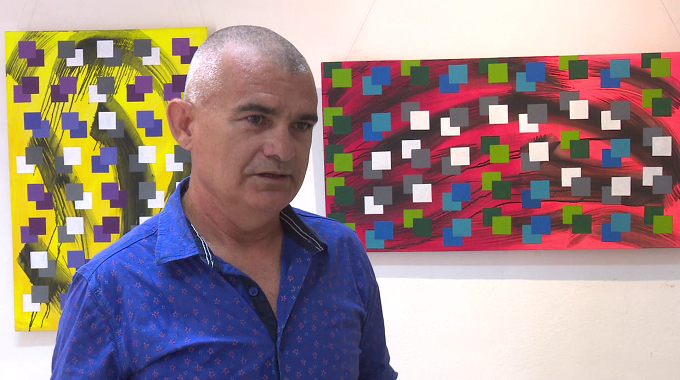 Inició en Las Tunas el VI Encuentro Nacional de Pintura Abstracta