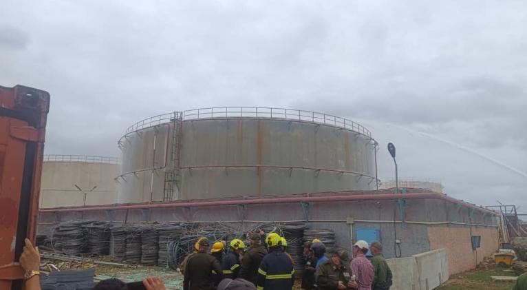 Extinguido incendio en termoeléctrica de Cuba