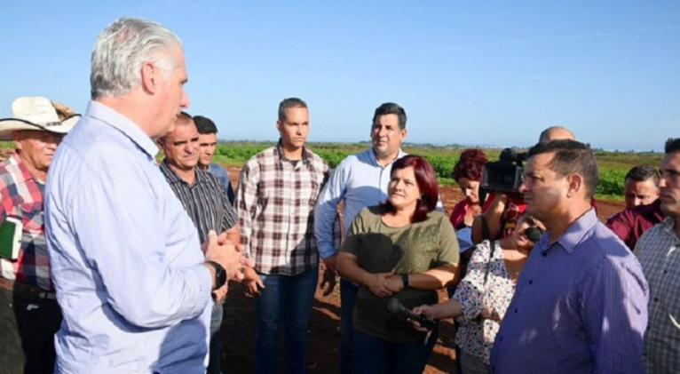Presidente Díaz-Canel recorre provincia más occidental de Cuba