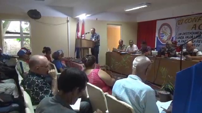 Realizan conferencia municipal de la Asociación de Combatientes en Colombia
