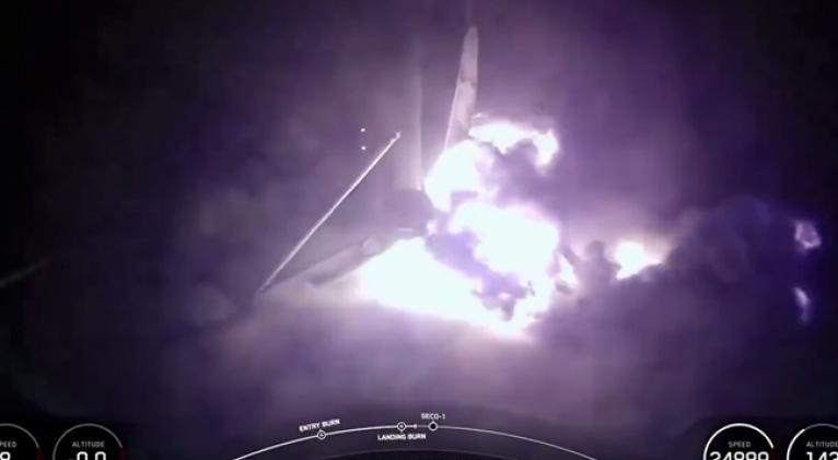 Estados Unidos paraliza temporalmente los vuelos de SpaceX por aterrizaje fallido