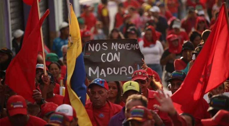 Movilizaciones en Caracas y ciudades de Venezuela en apoyo a Maduro