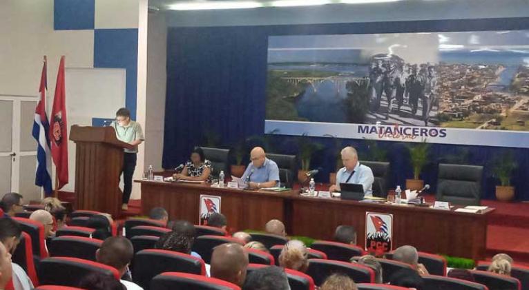 Con Díaz-Canel, ejercicio partidista de análisis en Matanzas