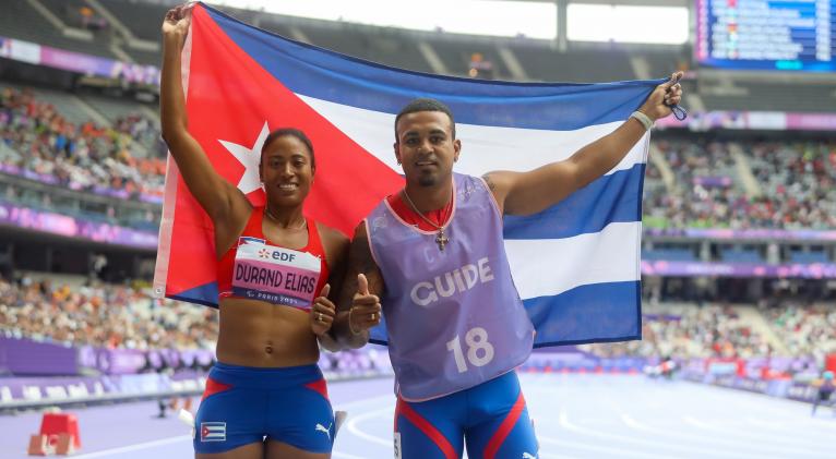 Cubana Durand campeona paralímpica de 400 metros