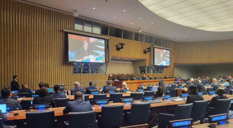 Cuba reafirma compromiso con Palestina en encuentro de Mnoal en ONU