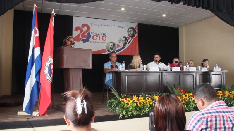 Realizada en Majibacoa la conferencia municipal 22 Congreso de la CTC