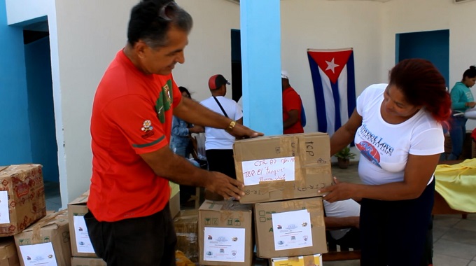 Envían los tuneros donativos a damnificados por el huracán Oscar en Guantánamo