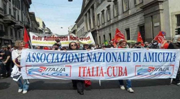 Grupos solidarios de Italia apoyan a Cuba ante crisis energética