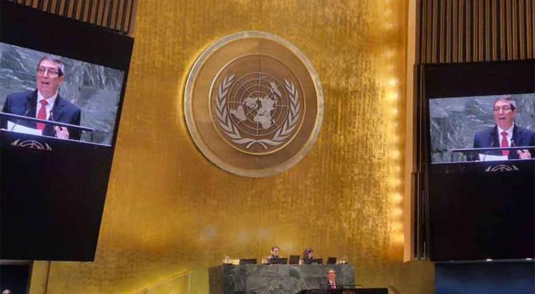 Asamblea General de ONU, otra vez tribuna contra bloqueo a Cuba