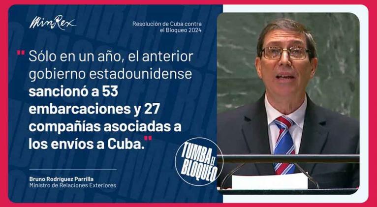 Cuba denuncia en ONU presión de EEUU contra suministro de combustible