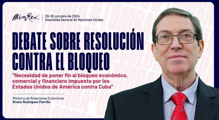 Expectación en Cuba respecto a debate en ONU sobre bloqueo de EEUU