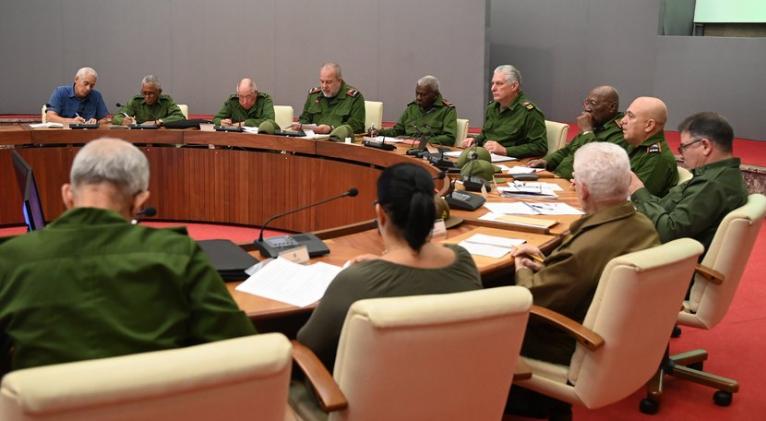 Consejo de Defensa Nacional atiende situación en Guantánamo