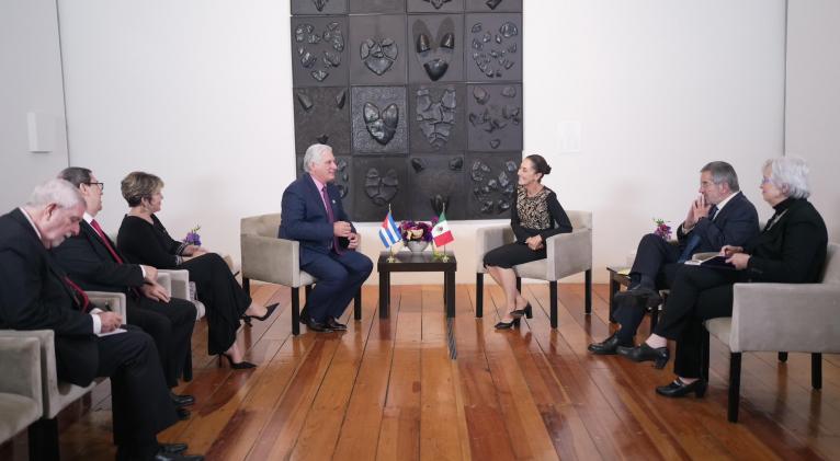 Regresa Díaz-Canel a Cuba tras participar en investidura de Sheinbaum ( +VIDEO)