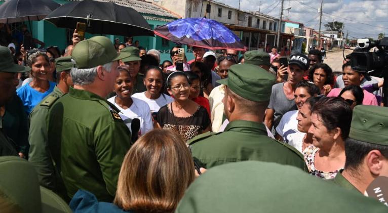 Visita presidente de Cuba entidades de provincia Mayabeque