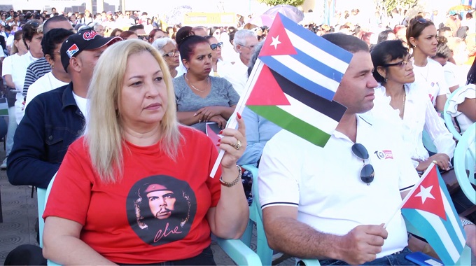 Se solidariza el pueblo de Las Tunas con la causa palestina