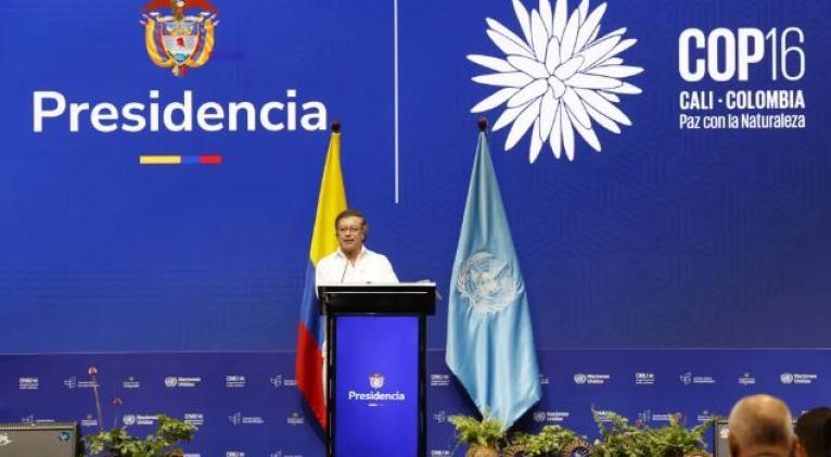 Petro alerta en la COP16: "Ha comenzado la extinción de la biodiversidad y la vida"