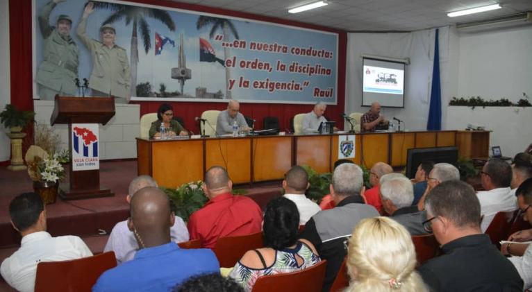 Preside Díaz-Canel pleno extraordinario del PCC en Villa Clara