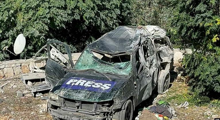 Al menos dos periodistas heridos por disparos de soldados israelíes en el sur del Líbano