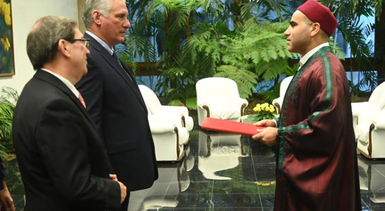 Recibe Díaz-Canel cartas credenciales de nuevos embajadores