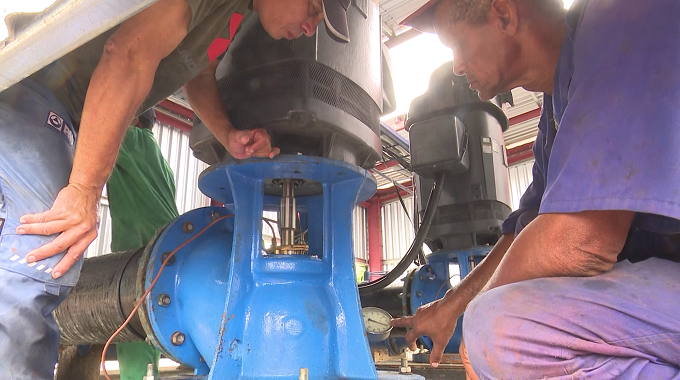 Instalación de equipos de bombeo permitirá mejorar el servicio de abasto de agua en Las Tunas