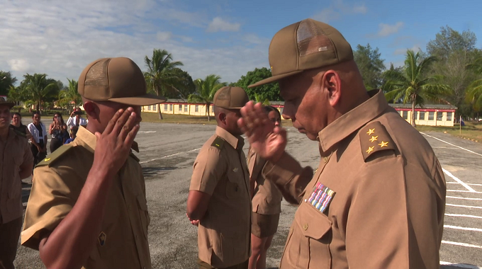 Ascienden a oficiales de la Región Militar Las Tunas al grado inmediato superior