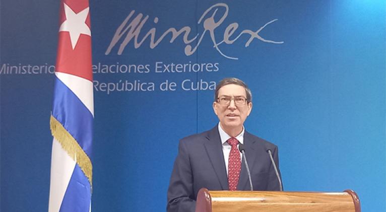 Canciller de Cuba: “La decisión más correcta sería levantar el bloqueo”