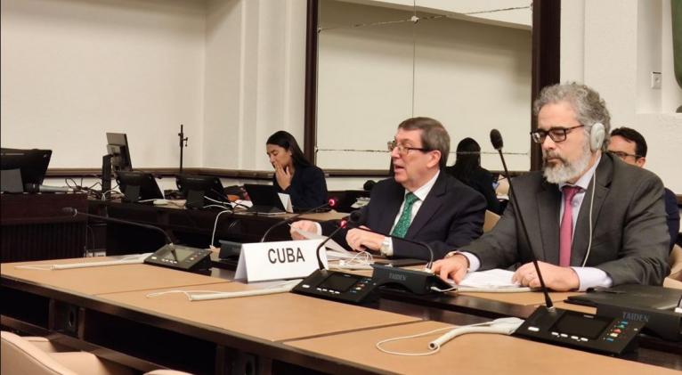 Canciller cubano defiende en la ONU el derecho a la vida