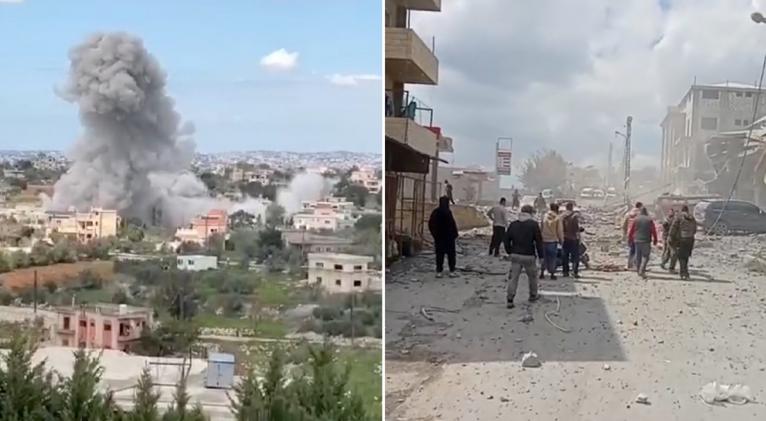 Israel realiza ataques a gran escala contra el sur del Líbano en medio de la tregua