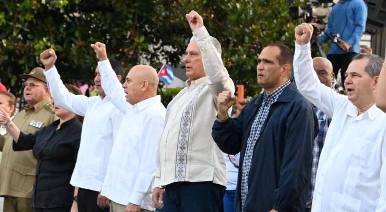 Presidió Díaz-Canel acto por declaración del socialismo en Cuba