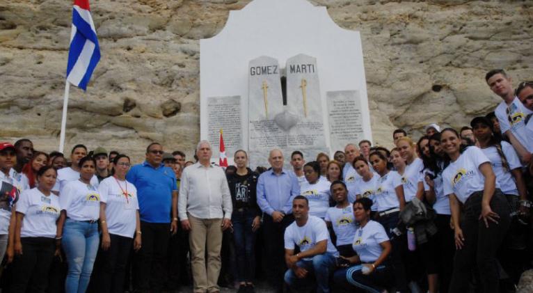 Presidió Díaz-Canel acto nacional en Playita de Cajobabo