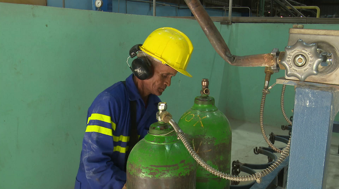 Garantiza Acinox Las Tunas estabilidad en la producción de oxígeno industrial y medicinal