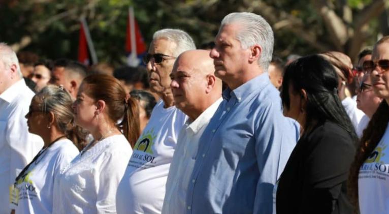 Preside Díaz-Canel homenaje a José Martí en Dos Ríos