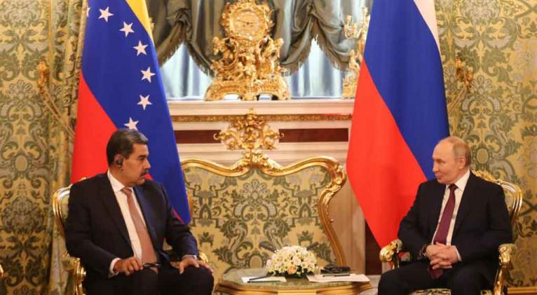 Maduro y Putin reafirman en Moscú vínculos entre Venezuela y Rusia