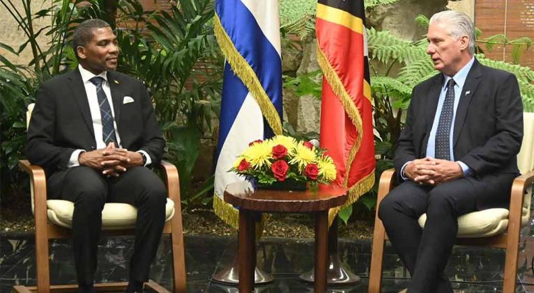Cuba y San Cristóbal y Nieves destacan hermandad y apoyo mutuo