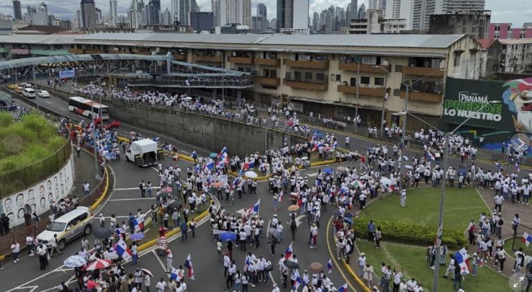 Universitarios se suman a protestas en defensa de soberanía de canal ante acuerdo de Panamá con EEUU