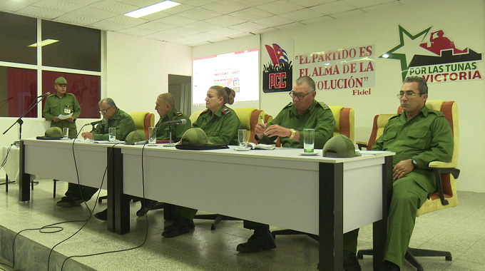 Desarrollan en Las Tunas primera jornada del ejercicio Meteoro 2025